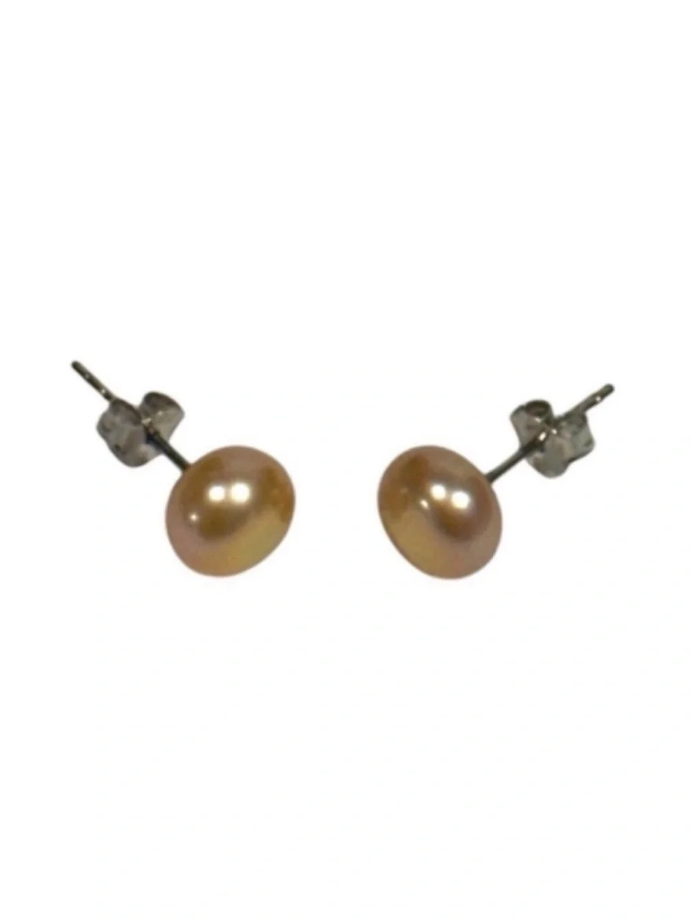 Cultured Freshwater Pearl Earrings - Picture 2 of 3